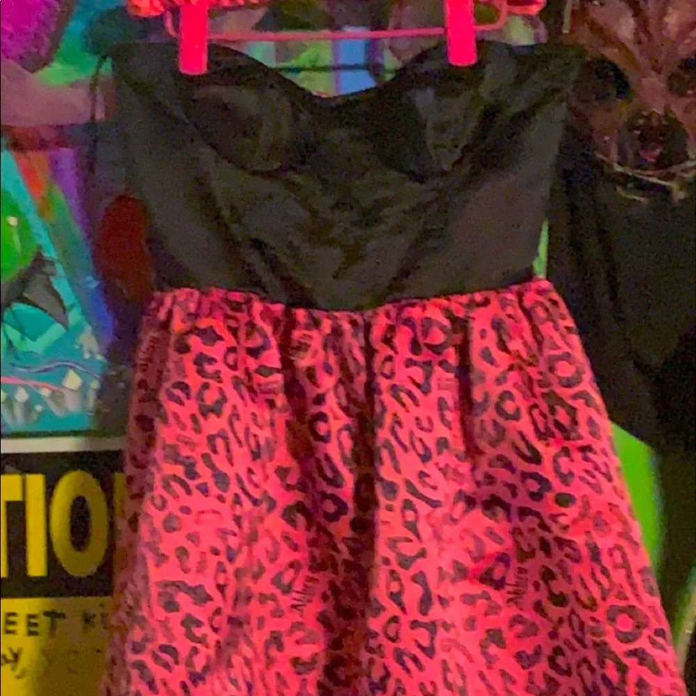 Avril Lavignes Abbey Dawn Leopard Dress - Size Small